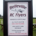 Belleville RC Flyers Field Sign